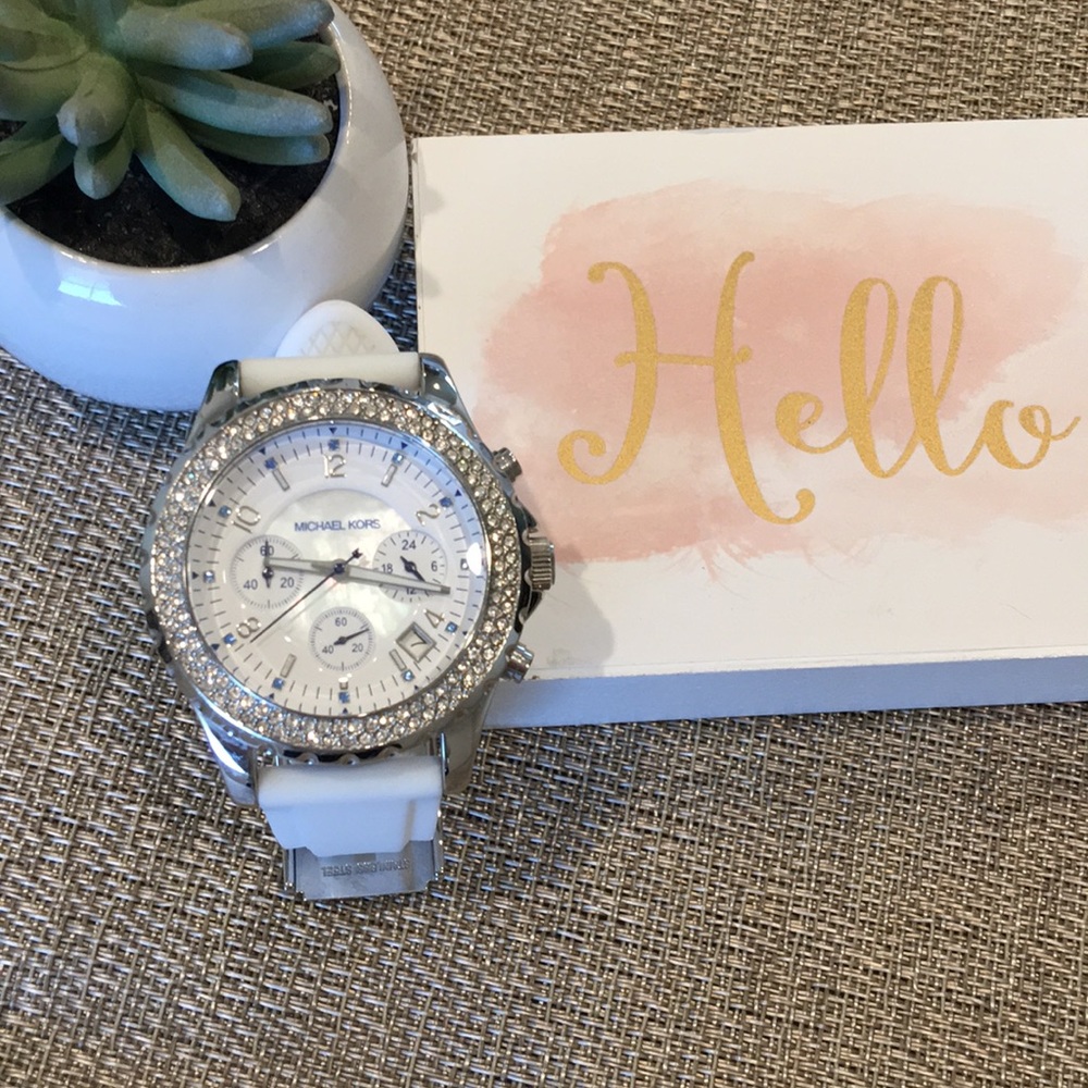 Michael Kors White Watch